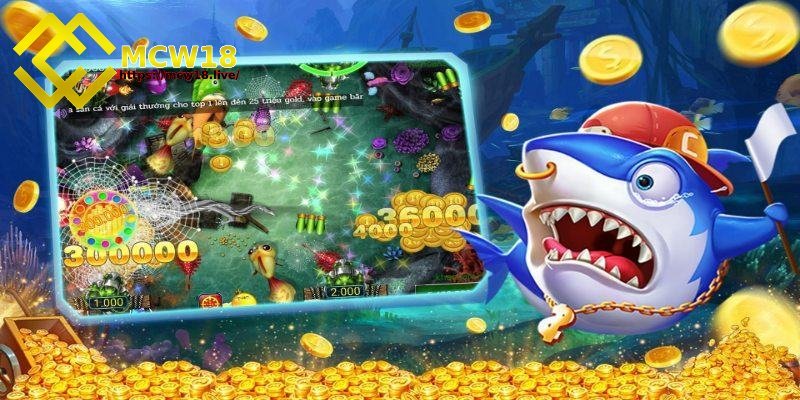 Bắn cá H5 MCW18 - Game đổi thưởng không có giới hạn 3 Nhiều sinh vật biển và vũ khí đa dạng